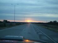 Lindo Por do Sol pr�ximo a Mendoza(AR)